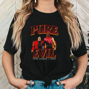 Kane And Paul Bearer Pure Evil Superstars WWE Shirt