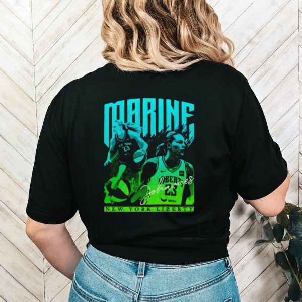 Marine Johannes New York Liberty signature shirt