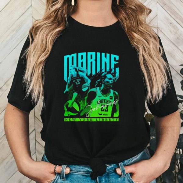 Marine Johannes New York Liberty signature shirt