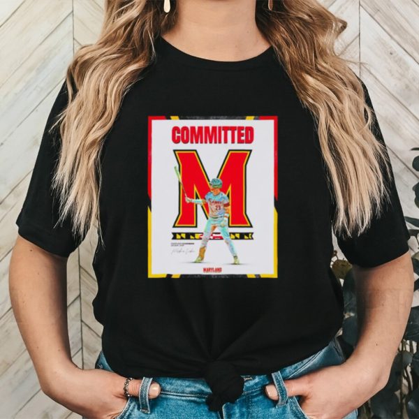 Maryland Parker Corbin Committed 2024 poster shirt