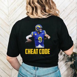 Matthew stafford cheat code los angeles football fan shirt