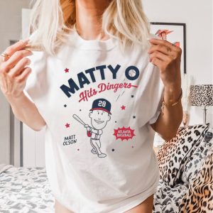 Matty O Hits Dingers Matt Olson Atlanta Baseball New Shirt