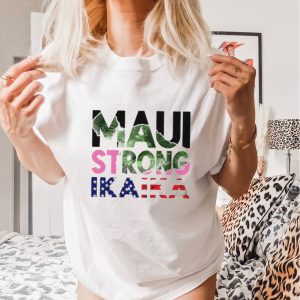 Maui strong ikaika American flag shirt