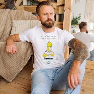 Men’s Homer Simpson ate my depression meal and nothing changed shirt