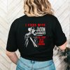 Men’s I stand with Jason Voorhees try that in a Camp Ground shirt