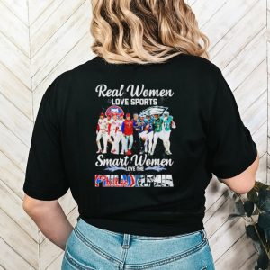 Men’s Real women love sports smart women love the Philadelphia shirt