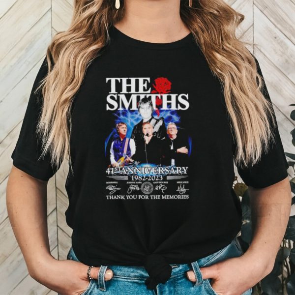 Men’s The Smiths 41st anniversary 1982 2023 thank you for the memories shirt