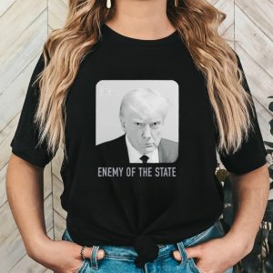 Men’s Trump mugshot enemy of the State shirt