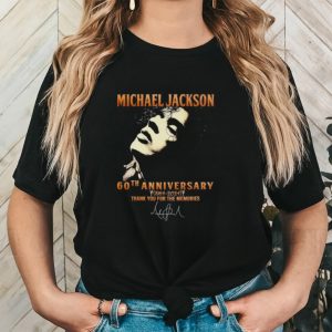 Michael Jackson 60th anniversary 1964 2024 thank you for the memories shirt