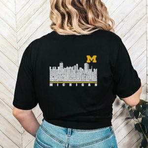 Michigan skyline city shirt