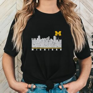 Michigan skyline city shirt