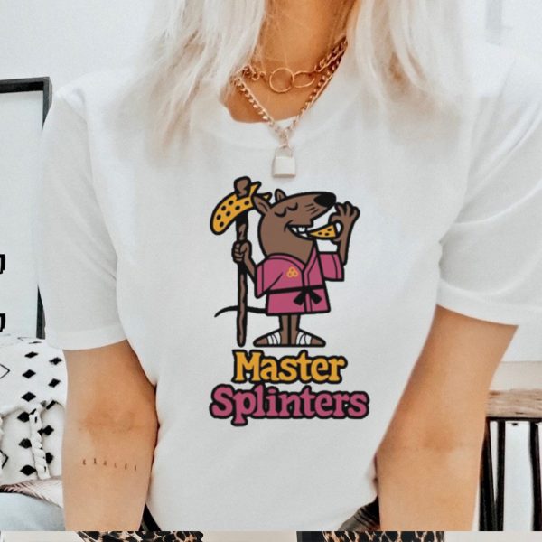 Mouse master splinters pizza shirt