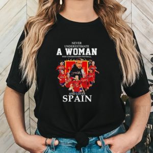 Never underestimate a woman who understands football and loves Spain...