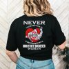 Never underestimate the power of a Ohio State Buckeyes woman shirt