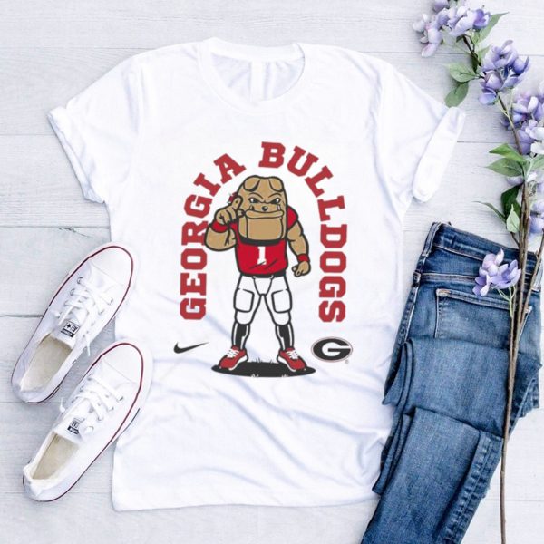 Nike Georgia Bulldogs Uga mascot 2 hit shirt