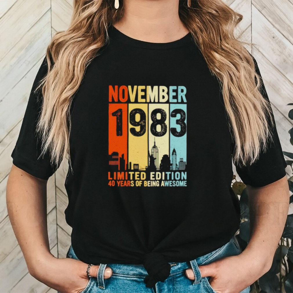 November 1983 limited edition 40 years of being awesome vintage shirt
