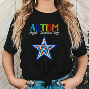 Official Dallas Cowboys Autism Accept Understand Love 2023 Shirt