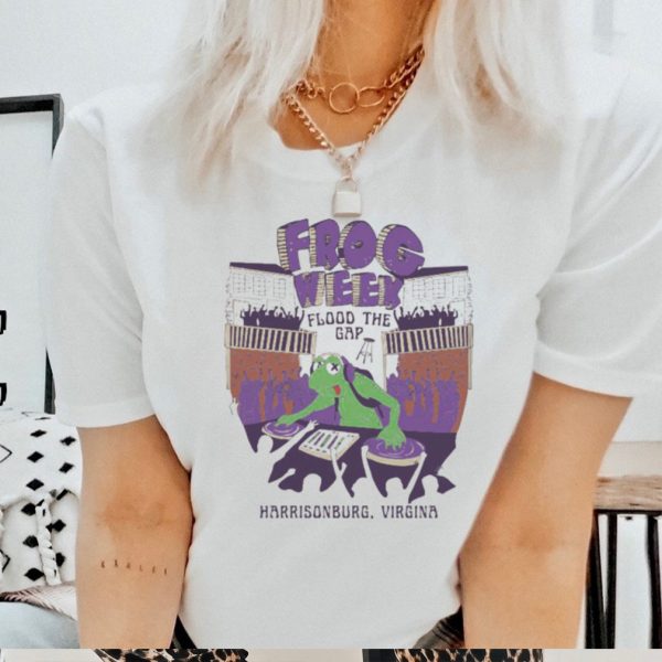 Official Official Frog Week 2023 Flood The Gap Harrisonburg Virginia Shirt