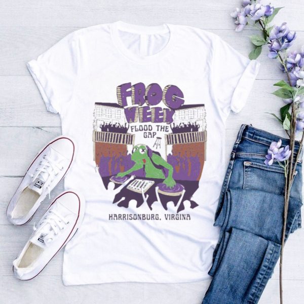 Official Official Frog Week 2023 Flood The Gap Harrisonburg Virginia Shirt