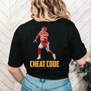 Patrick mahomes cheat code Kansas city football fan shirt