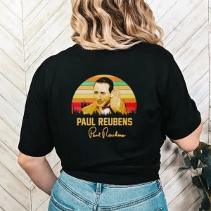 Paul Reubens vintage signature shirt