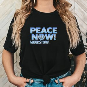 Peace now Woodstock shirt