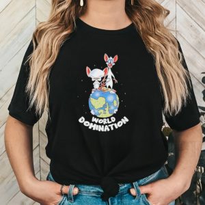 Pinky and The Brain Mouse world domination shirt