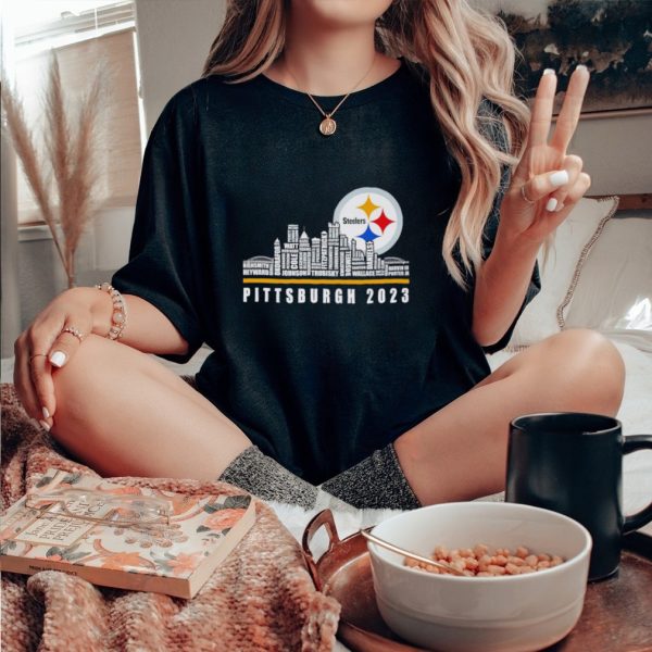 Pittsburgh Steelers 2023 skyline city shirt