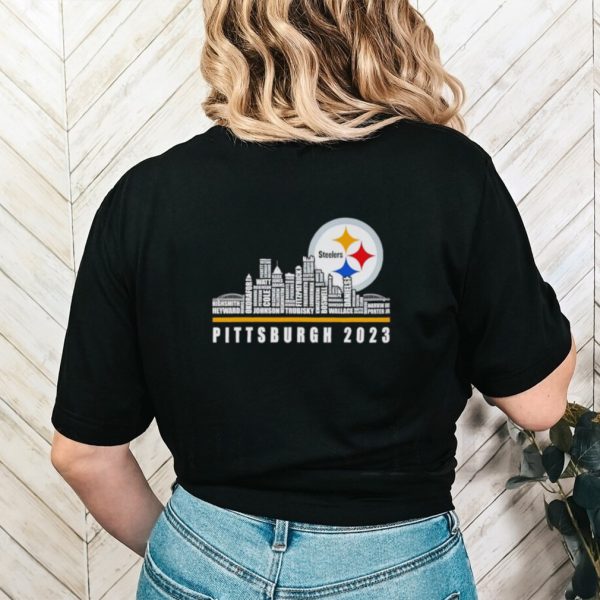 Pittsburgh Steelers 2023 skyline city shirt