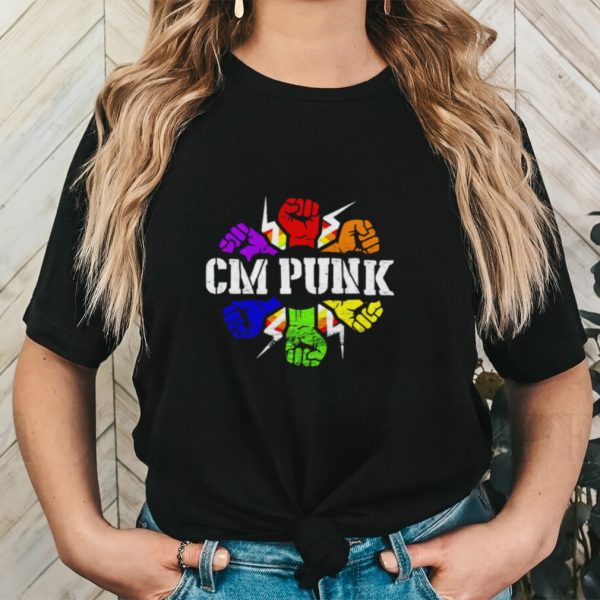 Professional Wrestler CM Punk Pride shirt