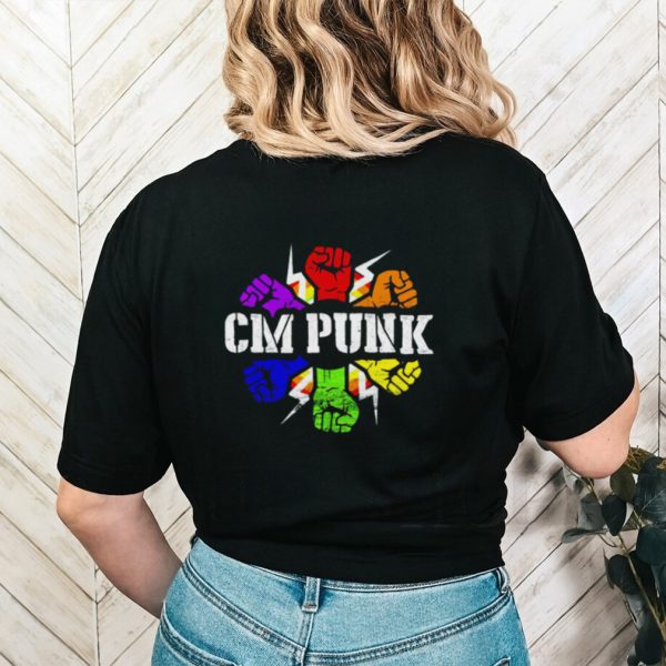 Professional Wrestler CM Punk Pride shirt