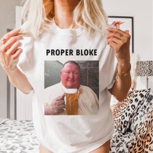 Proper Bloke beer shirt