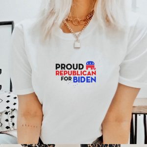 Proud Republican For Biden shirt