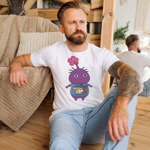 Rumwik Purple Pikmin Wearing If You Can’t Run With The Big Dogs Stay On The Porch Shirt