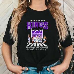 Sacramento Kings players Abbey Road signatures shirt