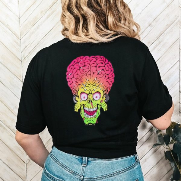 Santa Cruz x Mars Attacks Martian face shirt