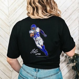 Saquon Barkley Superstar Pose signature shirt