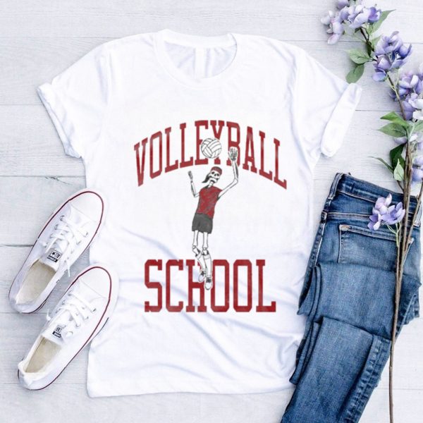 Skeleton Volleyball school shirt