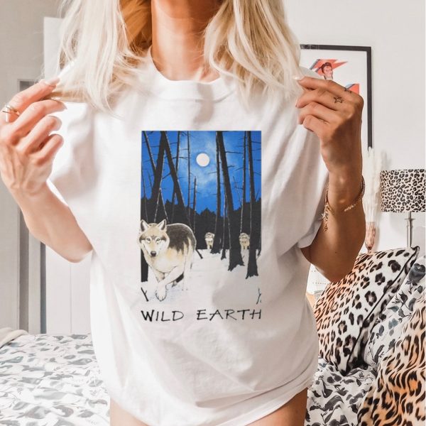 Snow 1995 Wild Earth Wolf vintage shirt