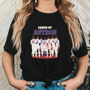 Squad Up Houston Astros MLB Team Signatures Shirt