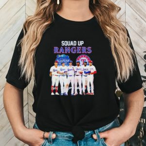 Squad Up Houston Rangers All Star Game MLB Team Signatures Shirt