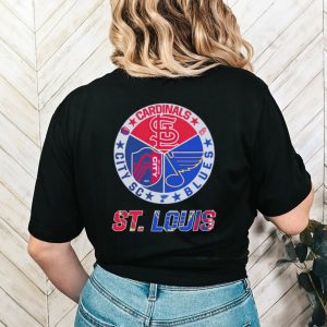 St Louis Cardinals Blues City SC logo shirt