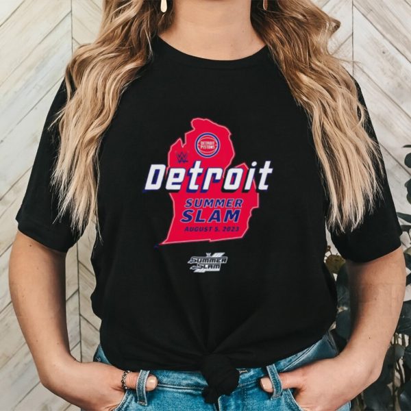 SummerSlam 2023 x Detroit Pistons shirt