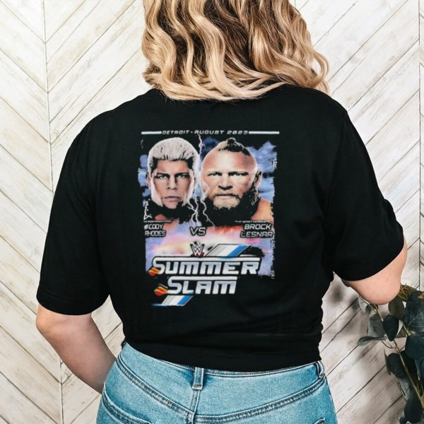 Summerslam 2023 Cody Rhodes Vs Brock Lesnar Match Shirt