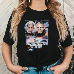 Summerslam 2023 Cody Rhodes Vs Brock Lesnar Match Shirt