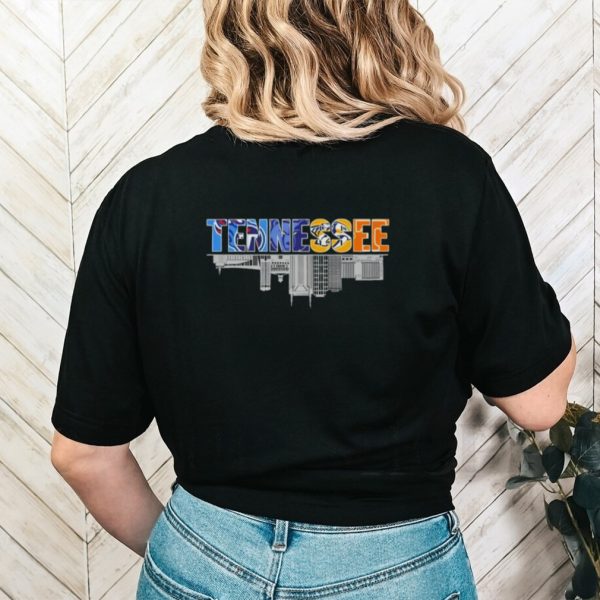 Tennessee skyline city shirt