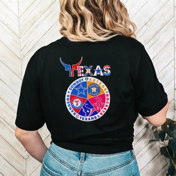 Texas Astros Rockets Texans Rangers Cowboy shirt