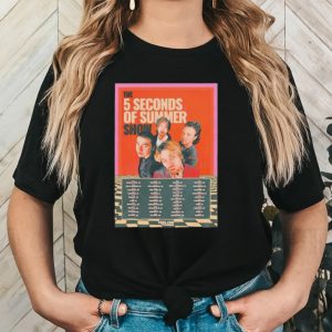 The 5Sos World Tour 2023 Lithograph poster shirt