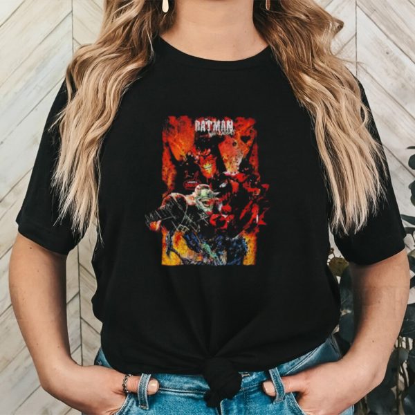 The Batman Who Laughs graphic shirt