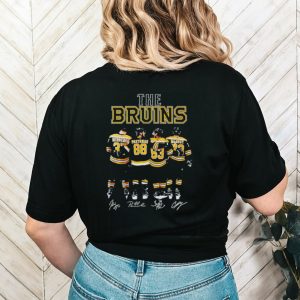 The Bruins best players signatures shirt